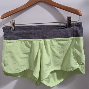 Bright yellow Lululemon shorts 2.5